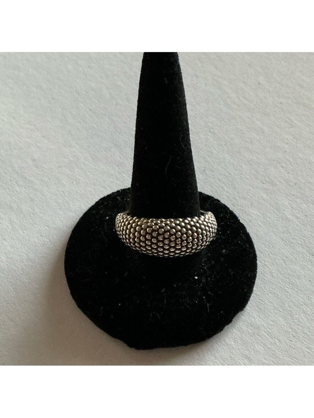 Vintage TI SENTO silver dome ring